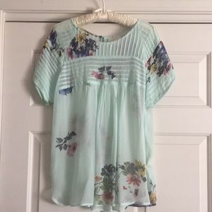 Floral Sheer Top